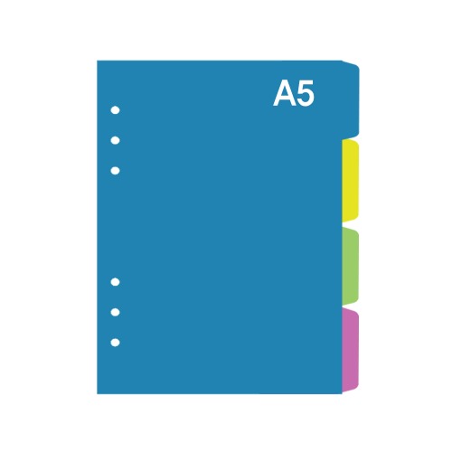 [당일발송] 지넥스 A6 6공 다이어리 인덱스 시리즈